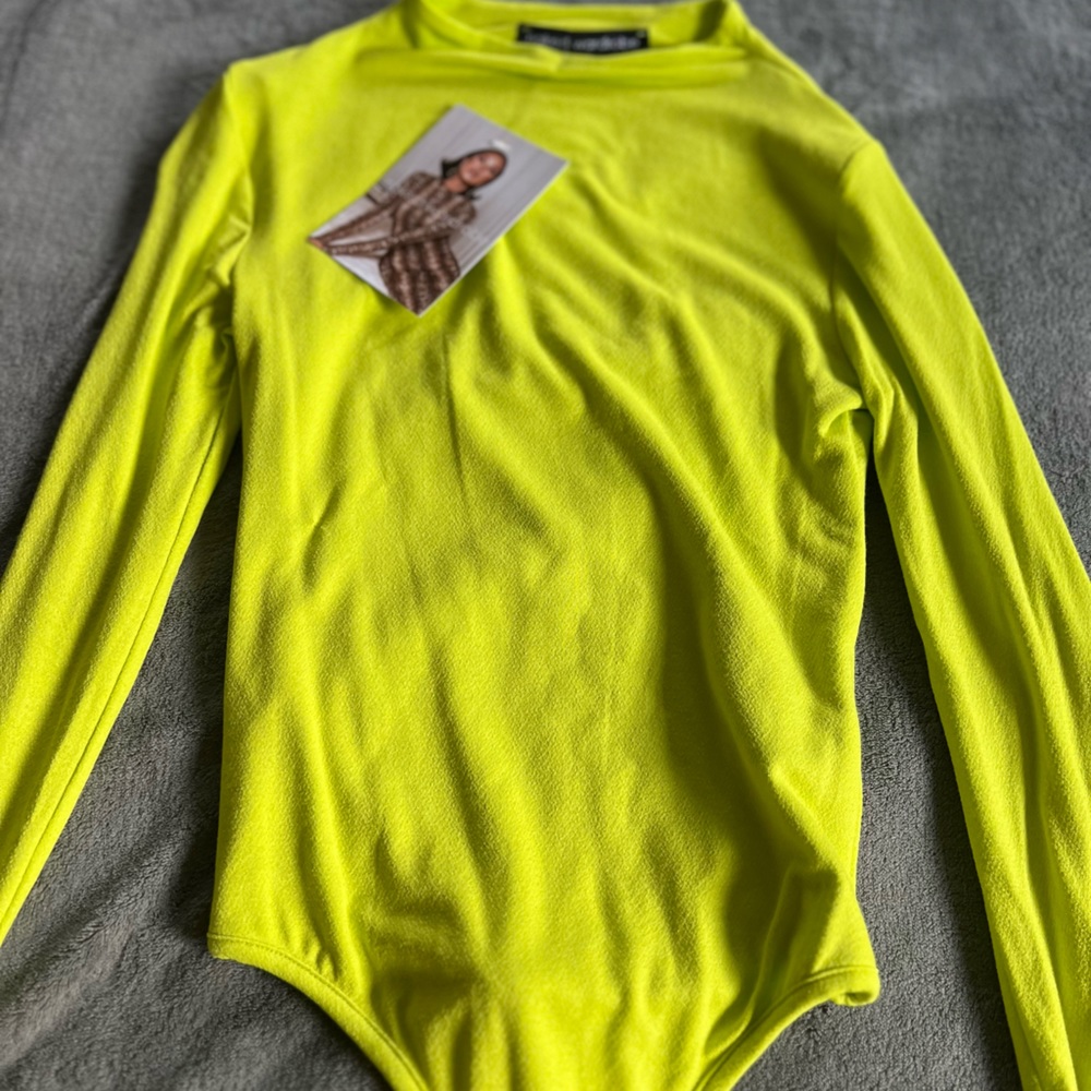 Lime green bodysuit